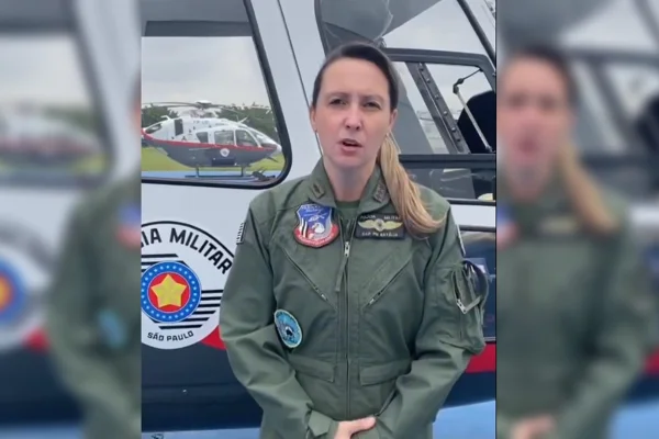 Em vídeo, PM relata o que viu em local onde helicóptero foi localizado