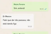 Trechos de conversas entre Meire Pereira e Marcos José Gomes Corrêa Trechos de conversas entre Meire Pereira e Marcos José Gomes Corrêa