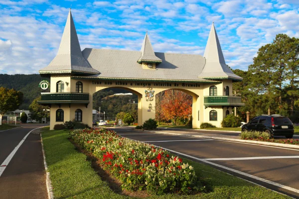 entrada da cidade de Gramado no Rio Grande do Sul