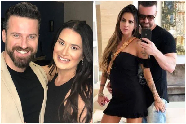 Marlon com a ex e com a amante