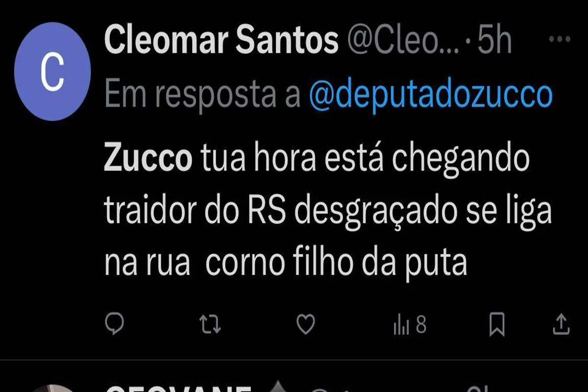Ex-petista é indiciado por ameaça de morte a deputado bolsonarista - imagem 3 Ex-petista é indiciado por ameaça de morte a deputado bolsonarista - imagem 3