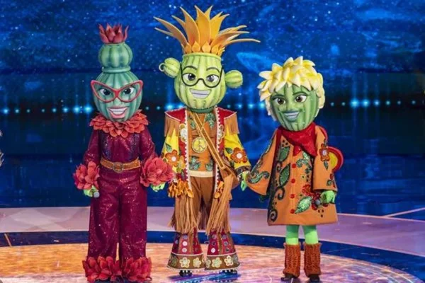 Trio de suculentas do The Masked Singer