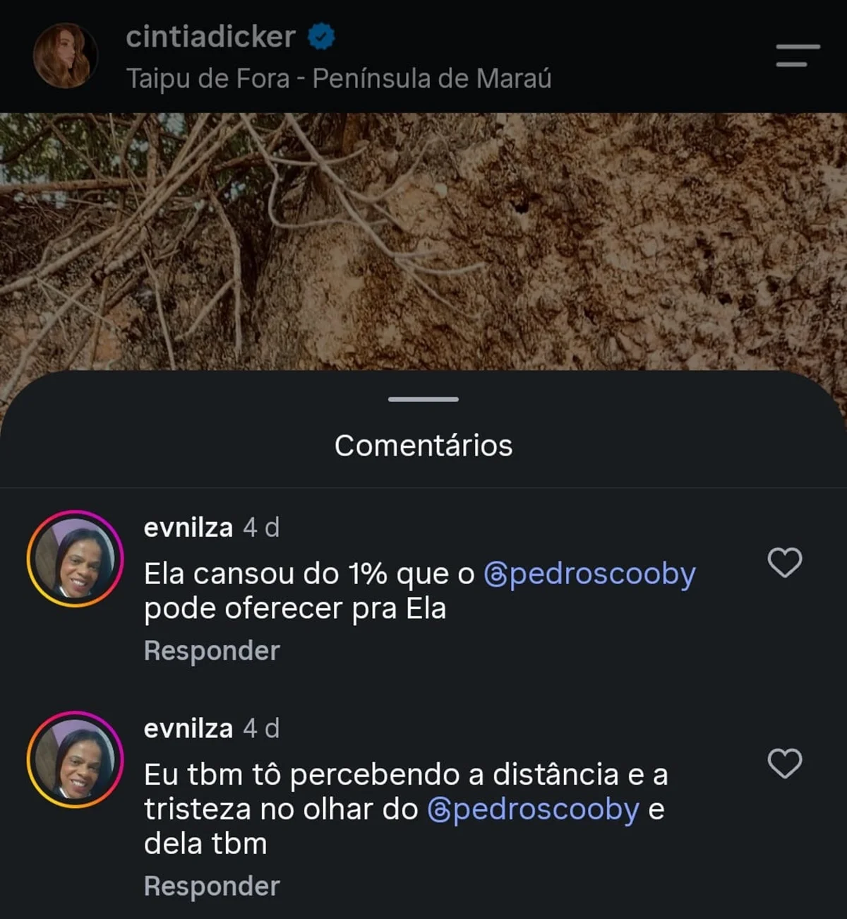 Fãs já haviam percebido distanciamento entre Pedro Scooby e Cintia Dicker Fãs já haviam percebido distanciamento entre Pedro Scooby e Cintia Dicker
