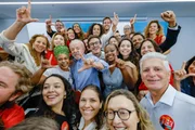 Presidente da República, Luiz Inácio Lula da Silva, durante encerramento da plenária com parlamentares, em BrasíliaFoto: Ricardo Stuckert