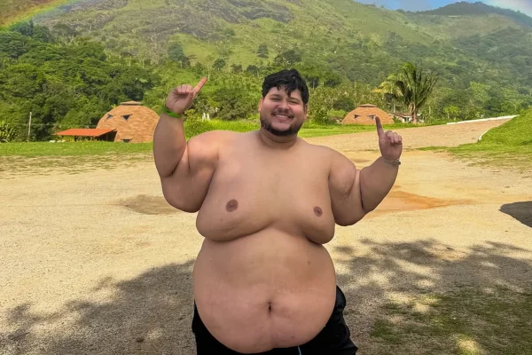 O influenciador Júlio Mamute