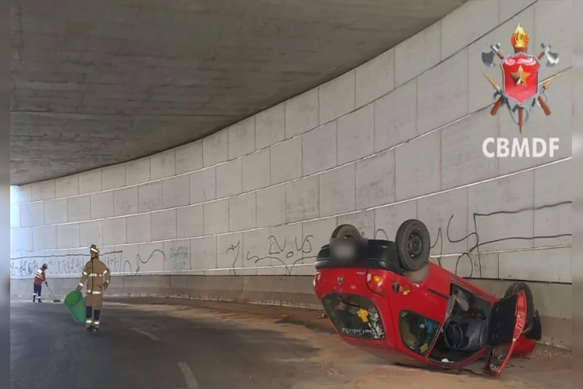 Acidente cinematográfico na EPNB deixa gestante e criança feridas