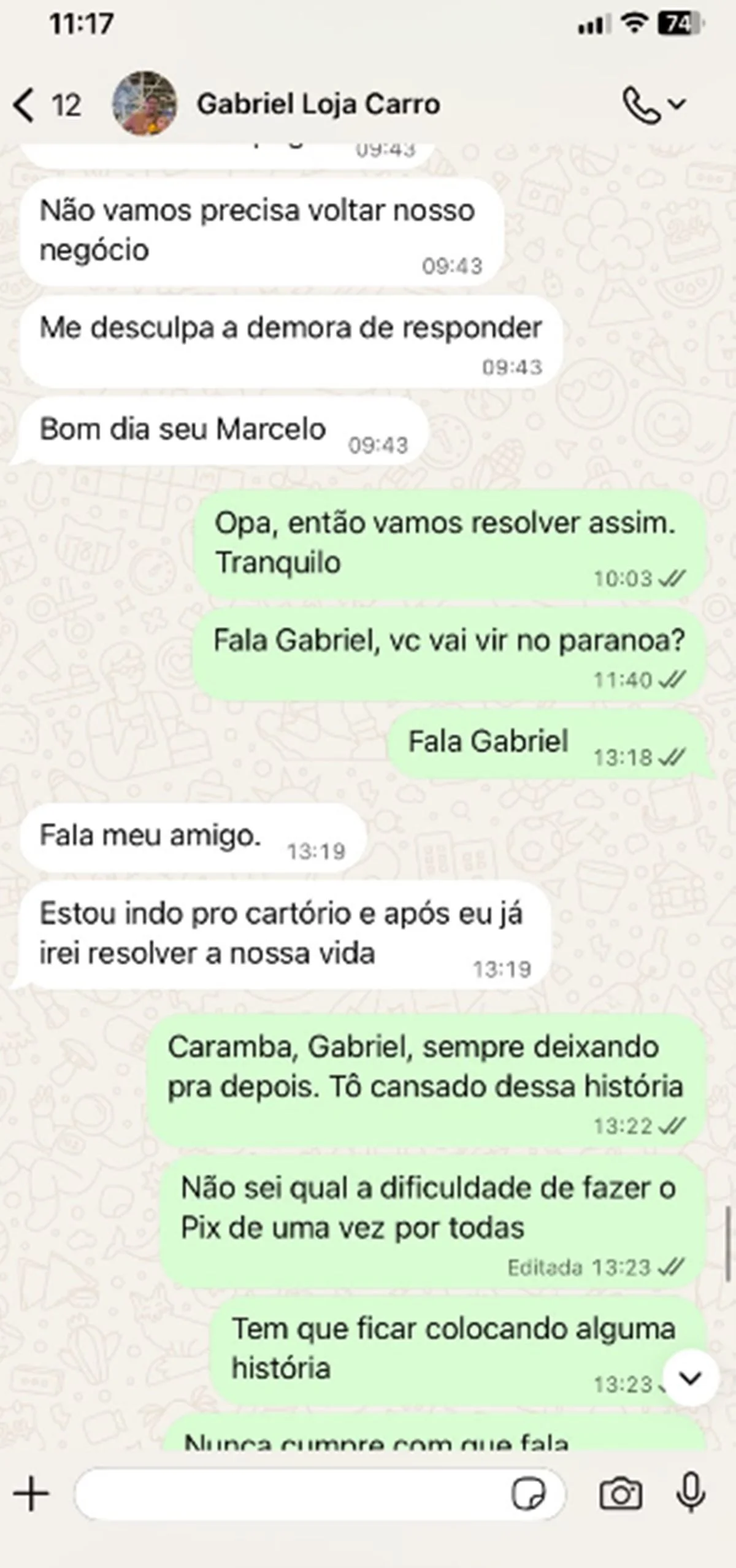 Estelionatário dá “golpe do balcão” em PM dentro de revendedora de veículos - imagem 9 Estelionatário dá “golpe do balcão” em PM dentro de revendedora de veículos - imagem 9