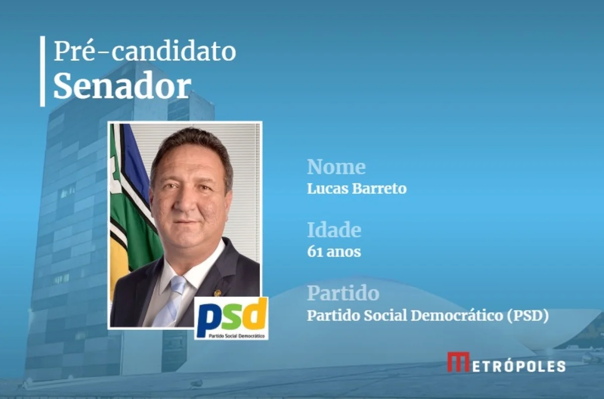 Lucas Barreto, pré-candidato ao Senado do Amapá Lucas Barreto, pré-candidato ao Senado do Amapá