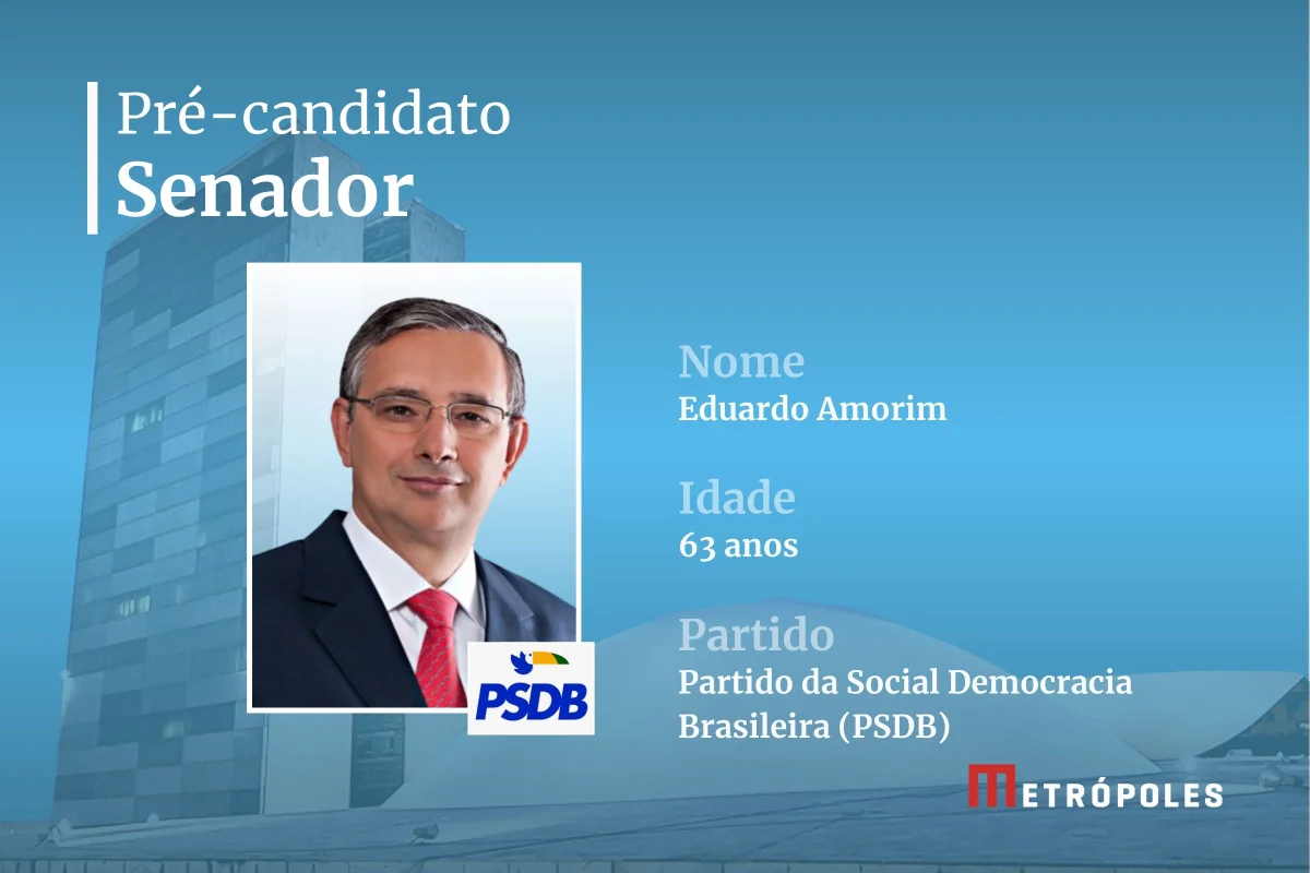 Pré-candidatos ao Senado - Eduardo Amorim (PSDB)
