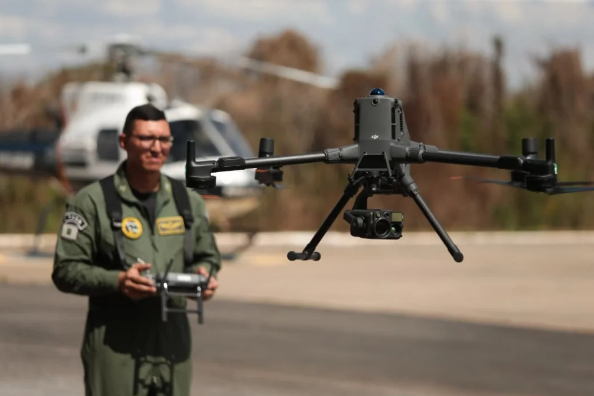 Drones que serão usados pela PM para flagrar crimes eleitorais são testados - imagem 7 Drones que serão usados pela PM para flagrar crimes eleitorais são testados - imagem 7