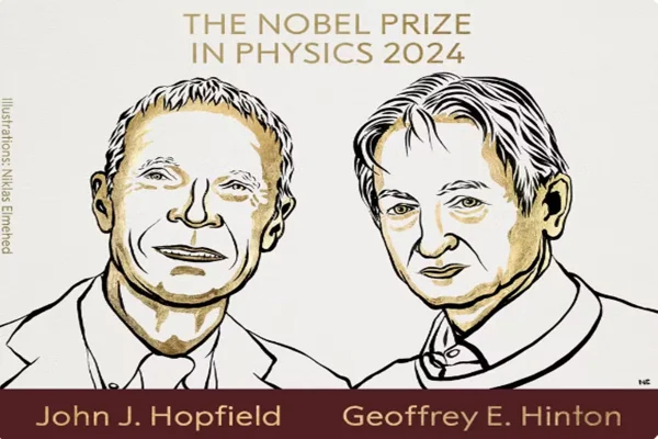 John Hopfield e Geoffrey Hinton