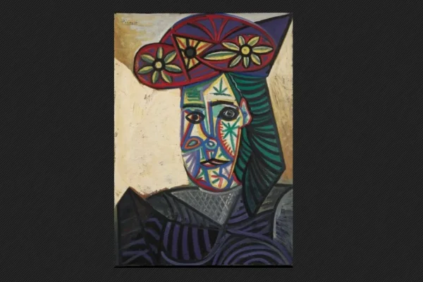 Pintada a óleo, obra retrata a artista francesa Dora Maar e ficou 80 anos sem ser vista