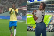 Para Virginia? Comemoração de Vini Jr. após gol viraliza na web Para Virginia? Comemoração de Vini Jr. após gol viraliza na web