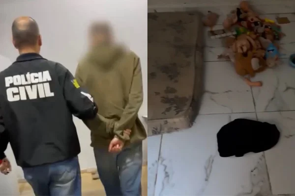 Pai é preso em GO após manter filhos trancados em quarto escuro