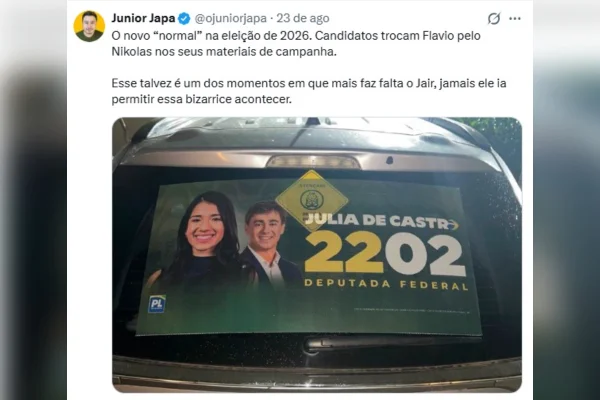 Setor do bolsonarismo faz campanha contra Nikolas e seus aliados - destaque galeria
