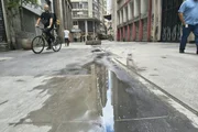 Calçadão na Rua Álvares Penteado, no centro de São Paulo Calçadão na Rua Álvares Penteado, no centro de São Paulo