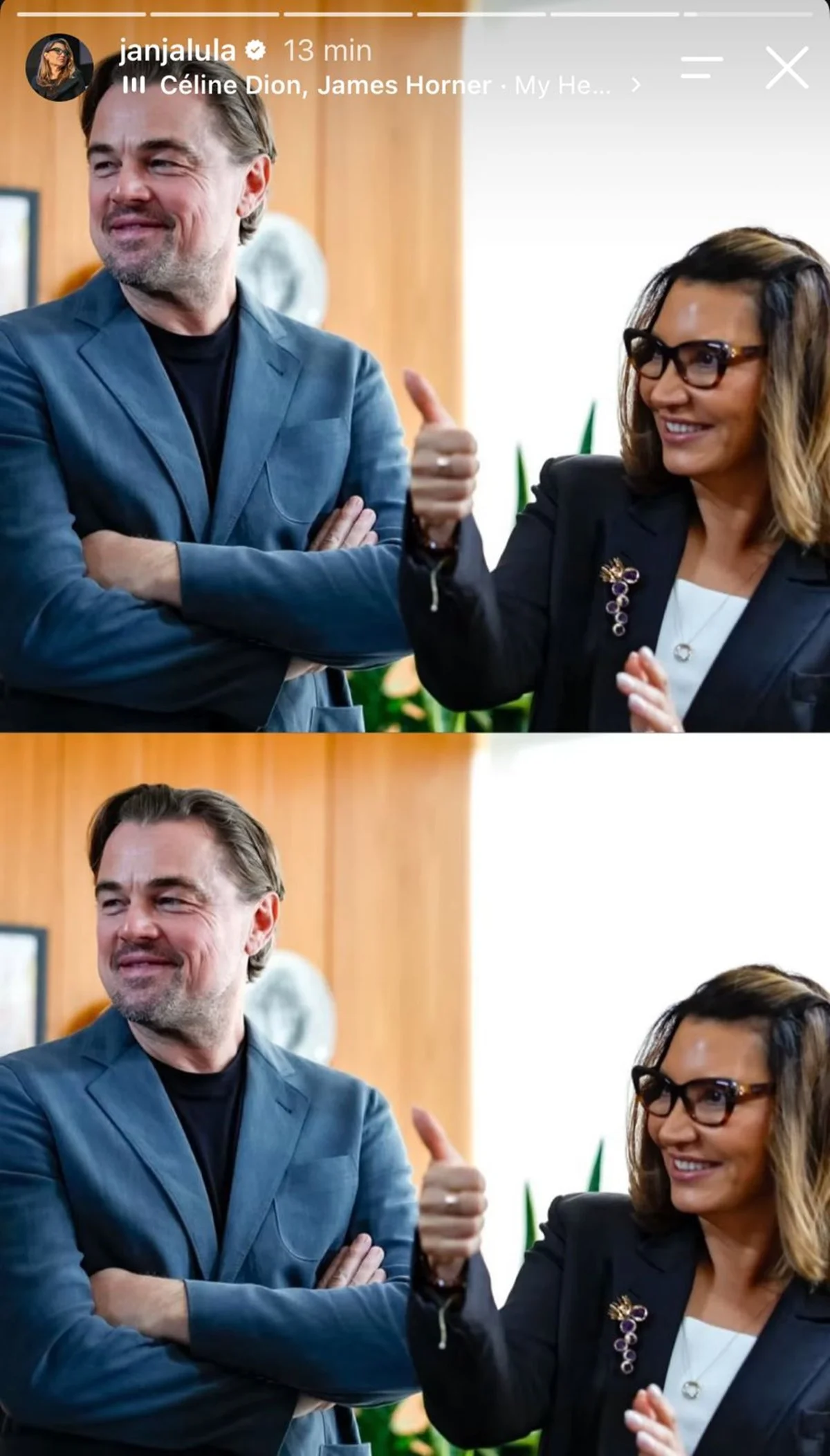 Primeira-dama Janja Lula da Silva e o ator Leonardo DiCaprio Primeira-dama Janja Lula da Silva e o ator Leonardo DiCaprio
