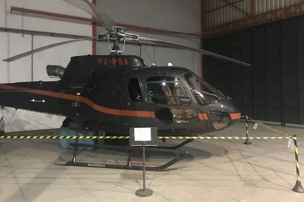 Polícia apreende helicóptero usado no assassinato de líderes do PCC