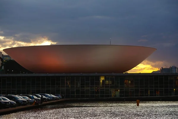 Fim de tarde na cúpula do Congresso Nacional - Metrópoles