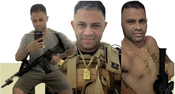 Homem com fuzil