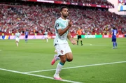 Gonçalo Ramos comemora gol de Portugal sobre a Croácia Gonçalo Ramos comemora gol de Portugal sobre a Croácia
