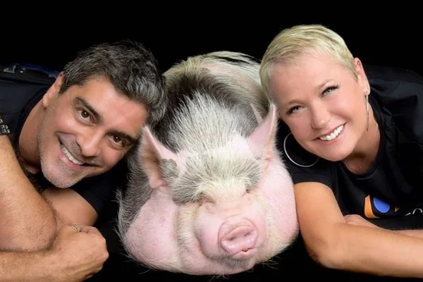 Após peru, Xuxa faz apelo a favor dos porcos: “Sem morte na mesa”