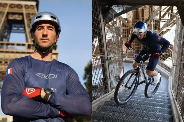 Foto colorida de ciclista - Metrópoles