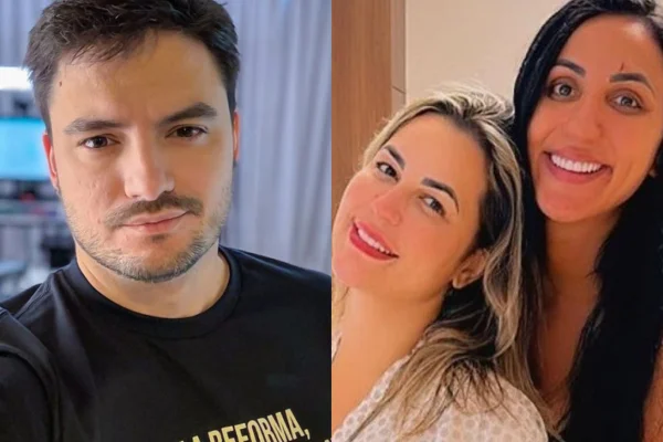 Montagem feita a partir de fotos de Felipe Neto, Deolane Bezerra e Dayanne Bezerra - Metrópoles