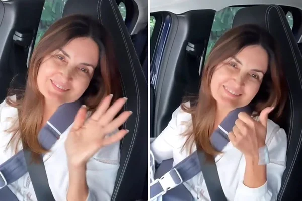 Após cirurgia no ombro, Fátima Bernardes surge em casa: “Pensar no futuro”