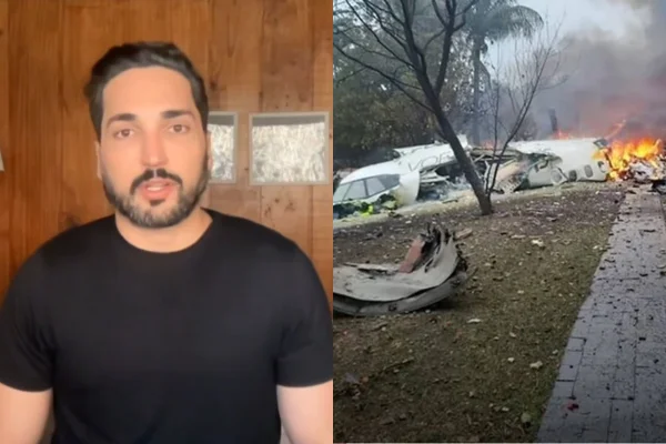 Vídeo: youtuber que alertou sobre queda de avião é vítima de fake news