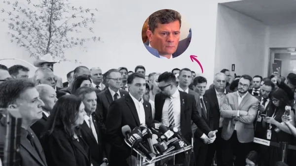 Flávio fala em clima de velório, e reação de Moro vira piada