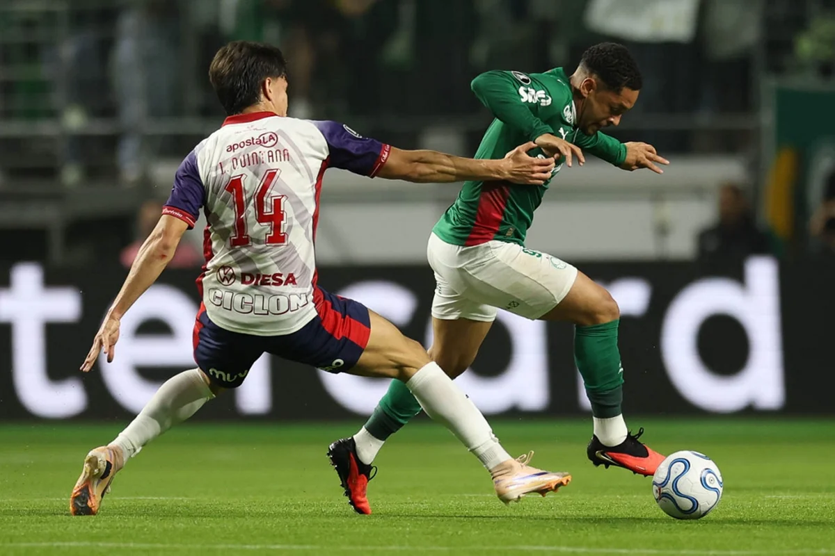 Cerro Porteño marca no fim e empata com o Palmeiras pela Libertadores