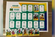 No álbum, cada figurinha representava um direito fundamental previsto na Constituição No álbum, cada figurinha representava um direito fundamental previsto na Constituição