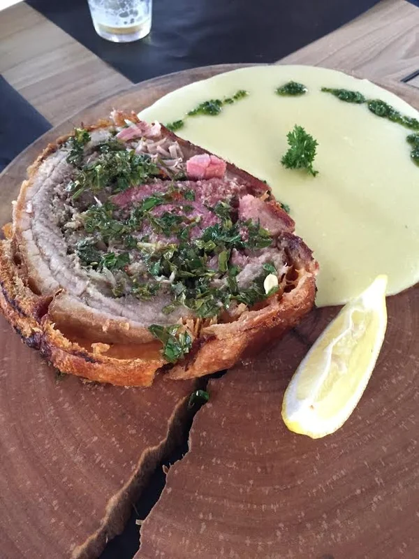 Porchetta do Le Birosque, na Quituart: o prato da vez