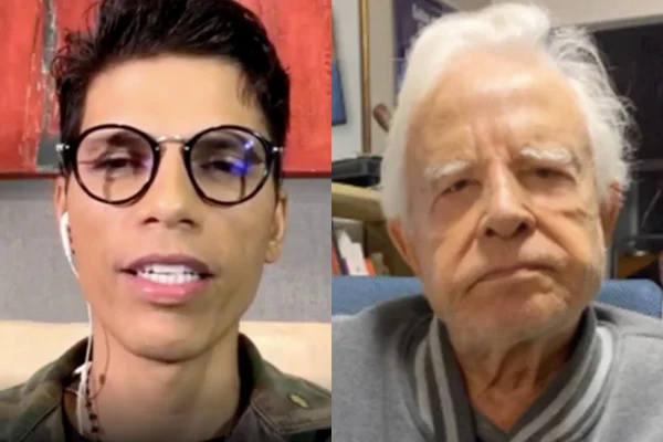 Filho deserdado diz que Cid Moreira o incentivou a largar os estudos (Reprodução: Montagem Metrópoles)