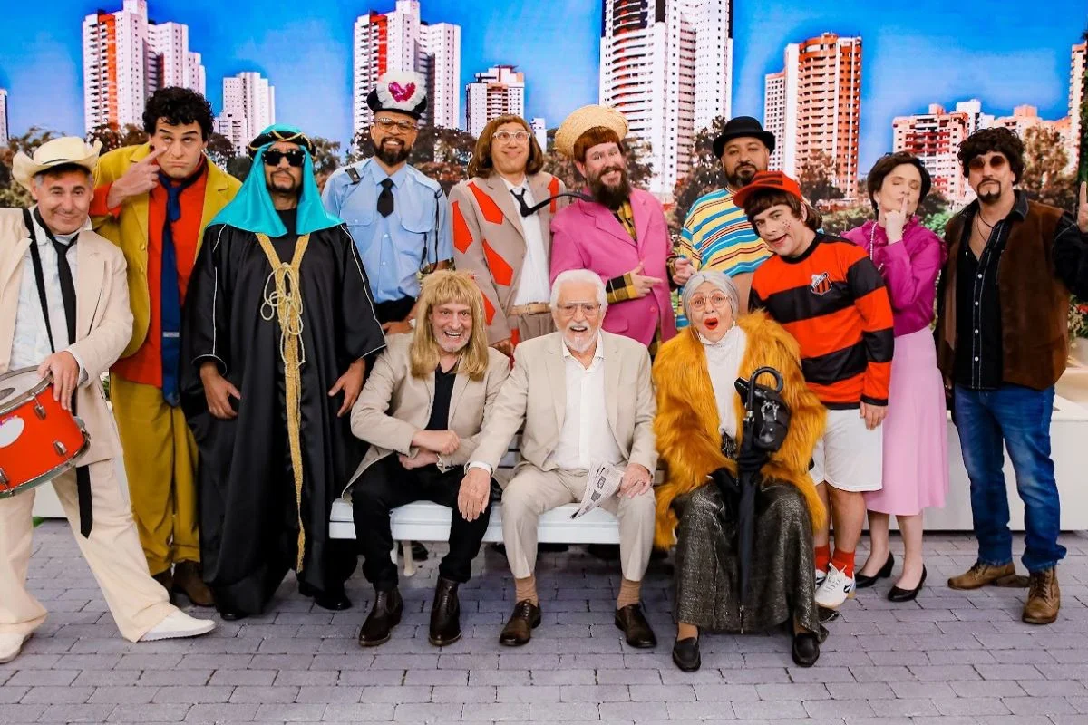 Bastidores da gravação do especial de A Praça é Nossa Bastidores da gravação do especial de A Praça é Nossa