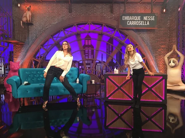 Paola Carosella e Tata Werneck no Lady Night