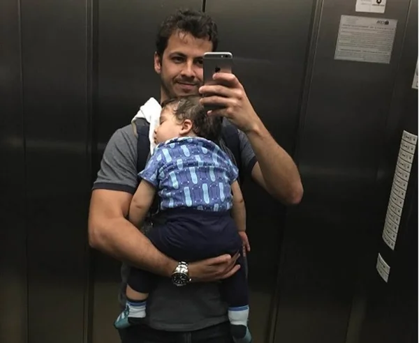 Após revelação, ex-marido de Fernanda Gentil posta foto com o filho