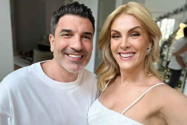 Foto colorida de Ana Hickmann e Edu Guedes - Metrópoles