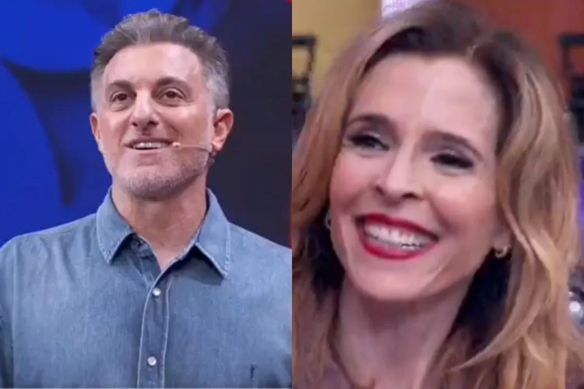 Déborah Evelyn corrigiu Luciano Huck após o apresentador confundir o nome de uma de suas novelas Déborah Evelyn corrigiu Luciano Huck após o apresentador confundir o nome de uma de suas novelas