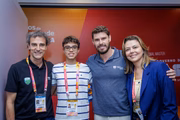 Emanuel Rego, medalhista olímpico, Lukas Rego, filho de Emaneul e Leila, Bruninho, jogador de vôlei, e Leila Gomes, ex-jogadora e atualmente senadora Emanuel Rego, medalhista olímpico, Lukas Rego, filho de Emaneul e Leila, Bruninho, jogador de vôlei, e Leila Gomes, ex-jogadora e atualmente senadora
