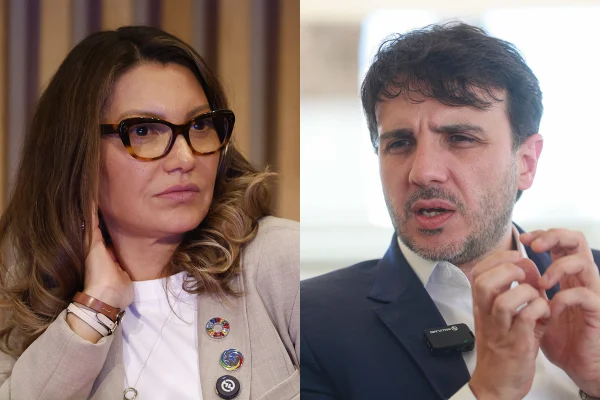 Janja e Renan Santos