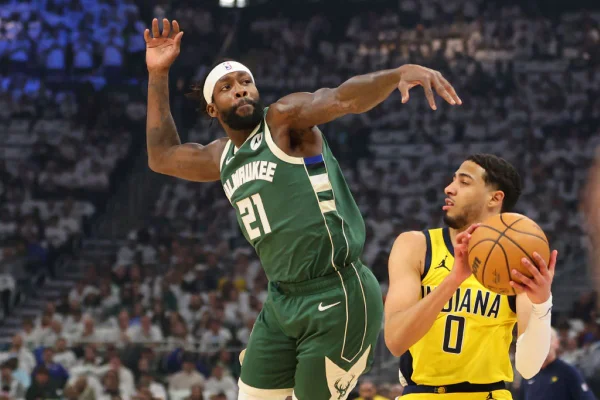 Tyrese Haliburton é marcado por Patrick Beverley