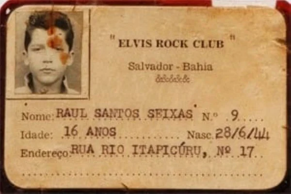 Carteirinha de Raul Seixas