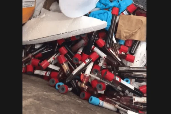 moradora ampolas sangue lixo zona leste sp