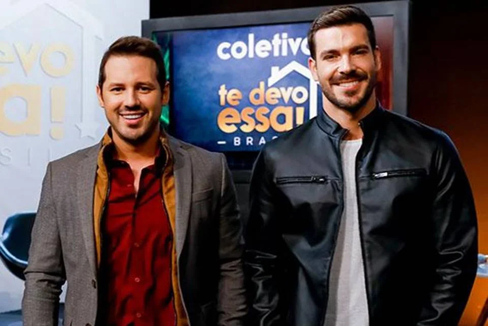 O apresentador Dony de Nuccio e o arquiteto Renato Mendonça estreiam, neste sábado (5/6), às 21h30, o Te Devo Essa Brasil O apresentador Dony de Nuccio e o arquiteto Renato Mendonça estreiam, neste sábado (5/6), às 21h30, o Te Devo Essa Brasil