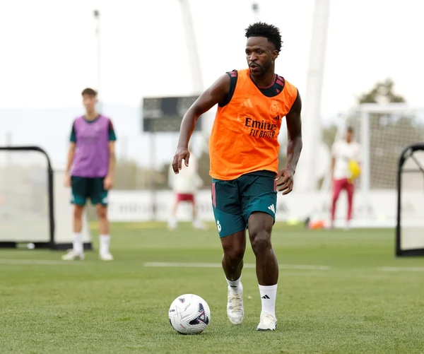 Vini Jr. em pré-temporada com o Real Madrid