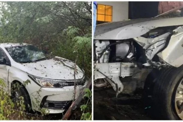 Ex-cantor da banda Limão com Mel sofre acidente de carro