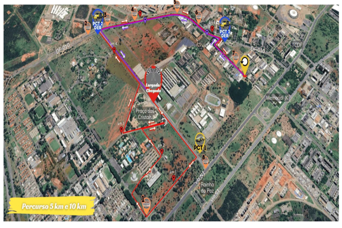 No sábado (25/7), das 17h às 21h, haverá interdição total da Avenida do Exército e de um trecho da DF-010 No sábado (25/7), das 17h às 21h, haverá interdição total da Avenida do Exército e de um trecho da DF-010