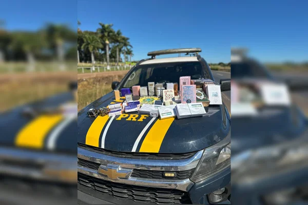 Iphone, Mounjaro e perfumes: PRF apreende itens irregulares na BR-020